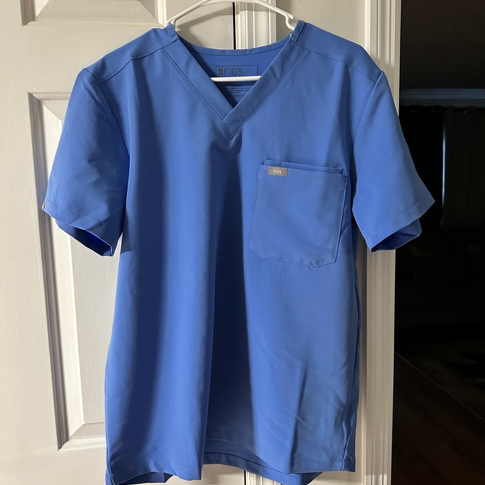Men’s Figs Ceil Blue jogger scrub set